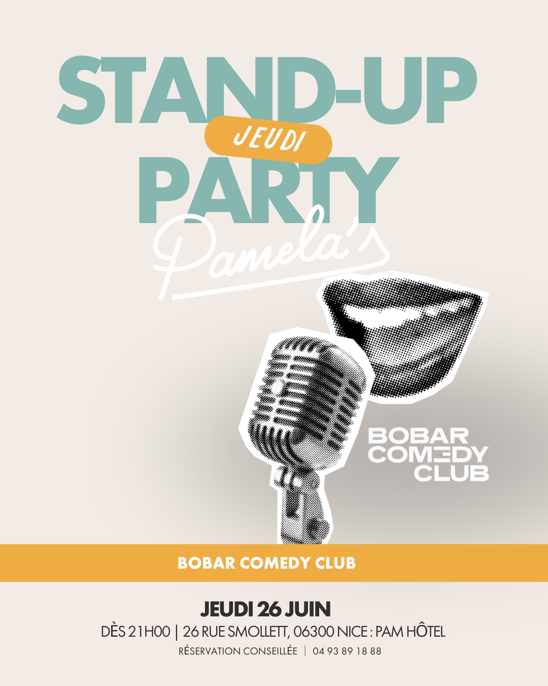 soirée stand up nice