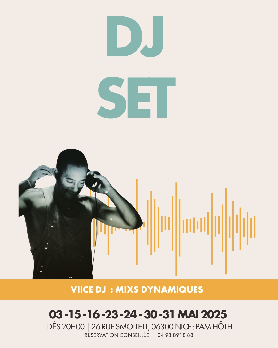 dj-viice nice pam hotel soirées DJ